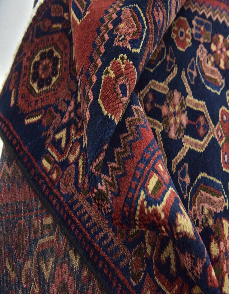 Detail image of  3' 7 x 10' 4  Hand Knotted Shahsavand Persian Wool Runner Rug