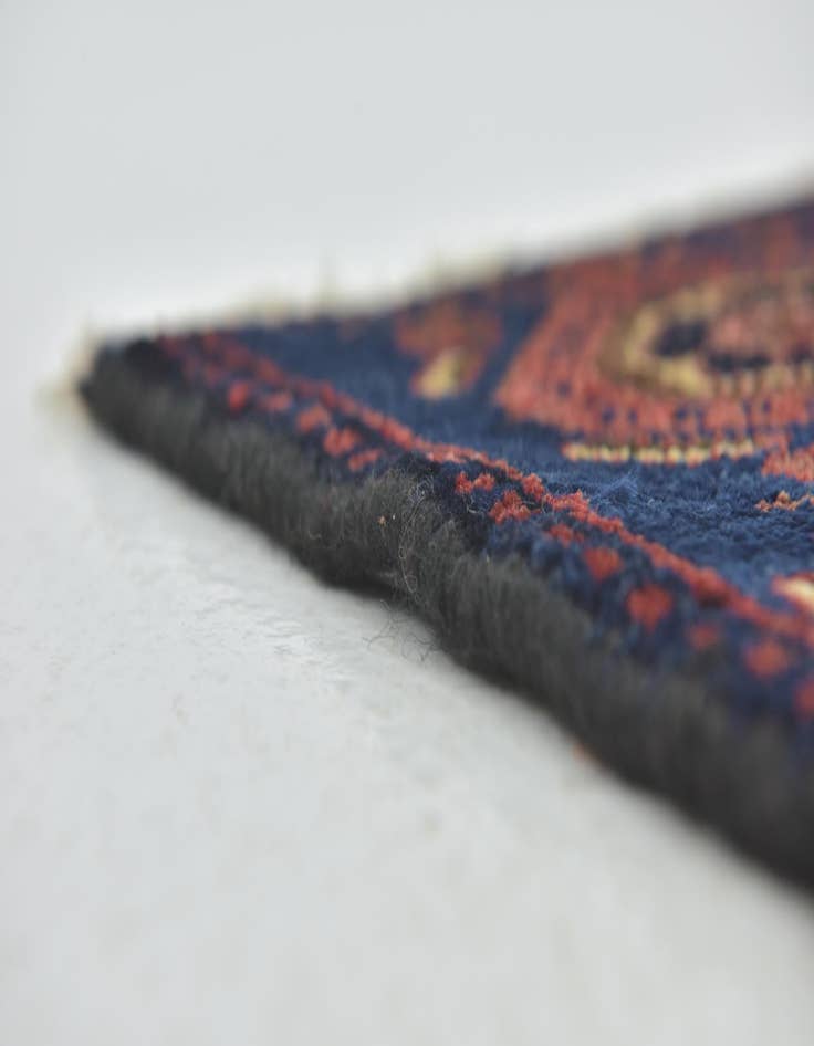 Detail image of  3' 7 x 10' 4  Hand Knotted Shahsavand Persian Wool Runner Rug