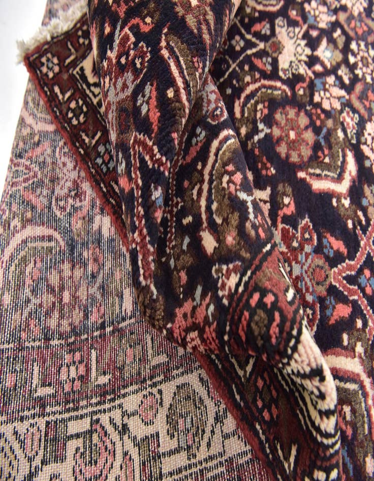 Detail image of  3' 9 x 10'  Hand Knotted Shahsavand Persian Wool Runner Rug