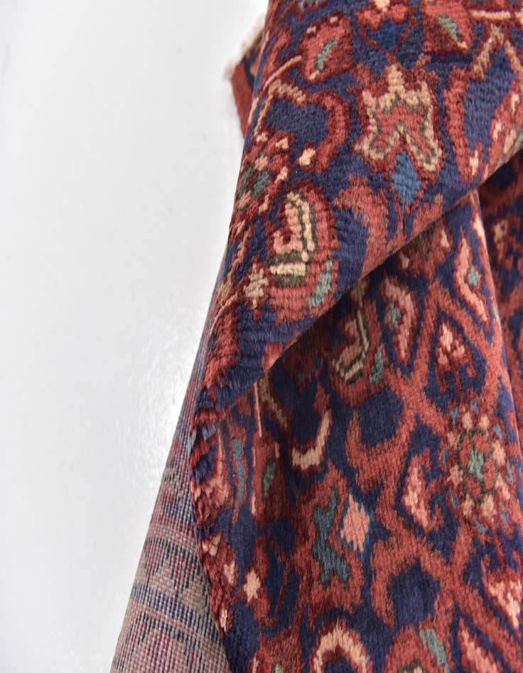 Detail image of 3' 6 x 10' 4 Hand Knotted Shahsavand Persian Wool Runner Rug