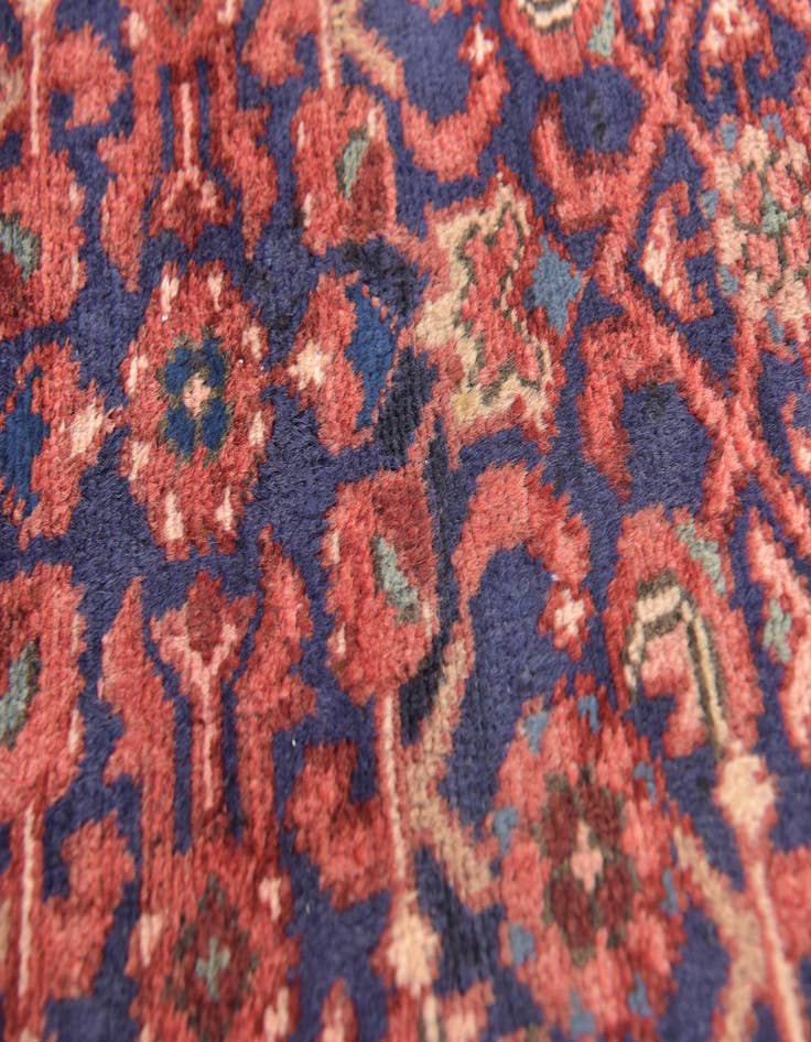 Detail image of 3' 6 x 10' 4 Hand Knotted Shahsavand Persian Wool Runner Rug