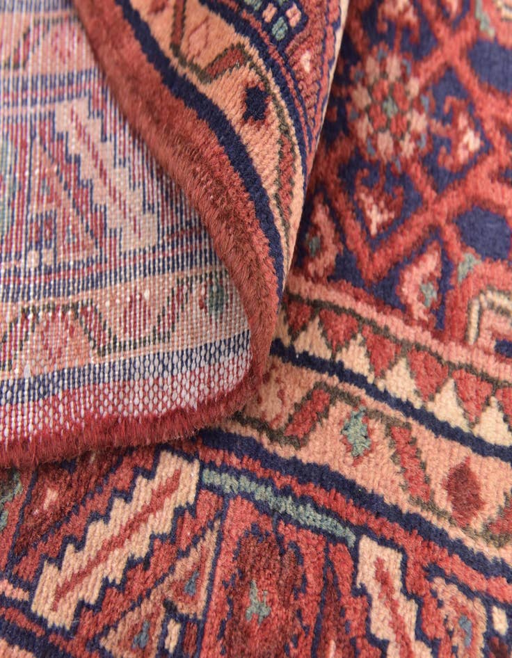 Detail image of 3' 6 x 10' 4 Hand Knotted Shahsavand Persian Wool Runner Rug