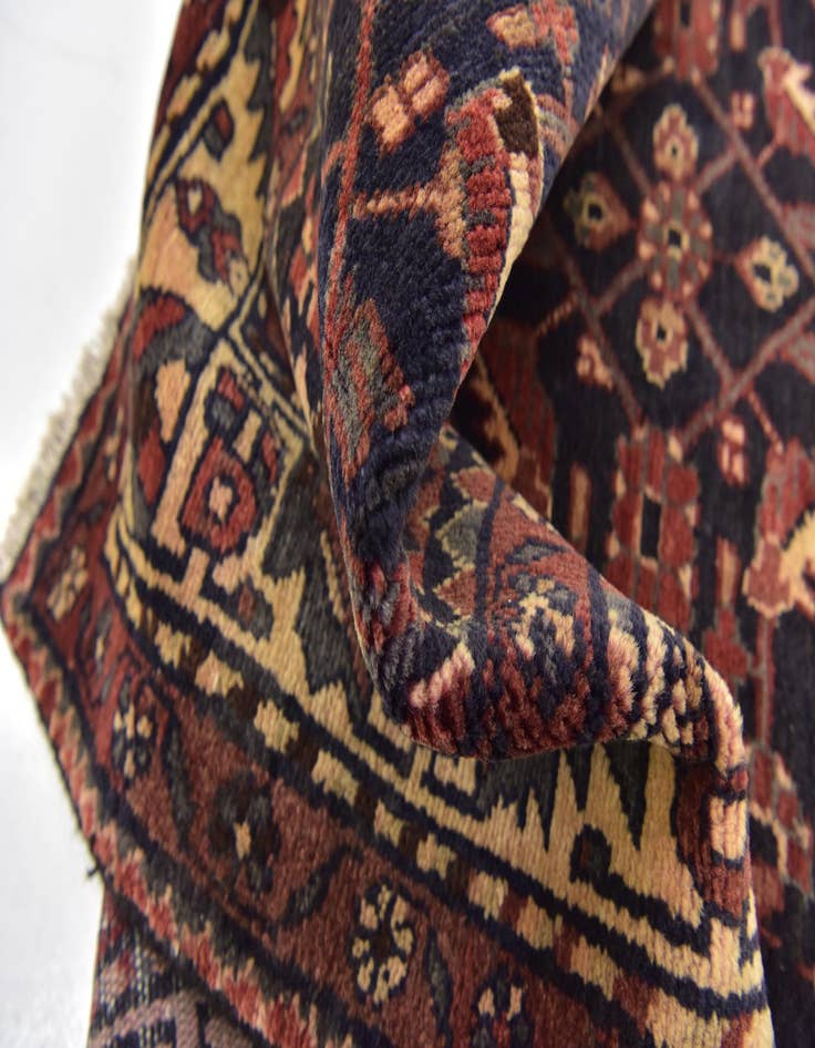 Detail image of  3' 10 x 10' 5  Hand Knotted Shahsavand Persian Wool Runner Rug