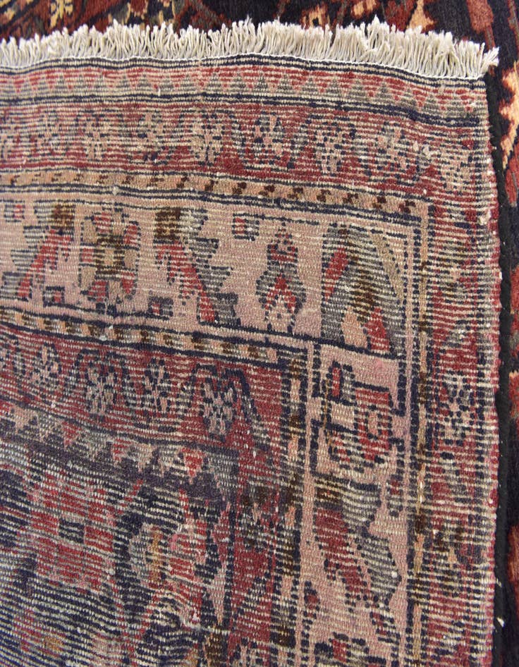 Detail image of  3' 10 x 10' 5  Hand Knotted Shahsavand Persian Wool Runner Rug