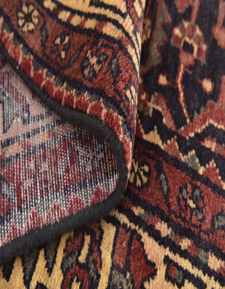 Detail image of  3' 10 x 10' 5  Hand Knotted Shahsavand Persian Wool Runner Rug