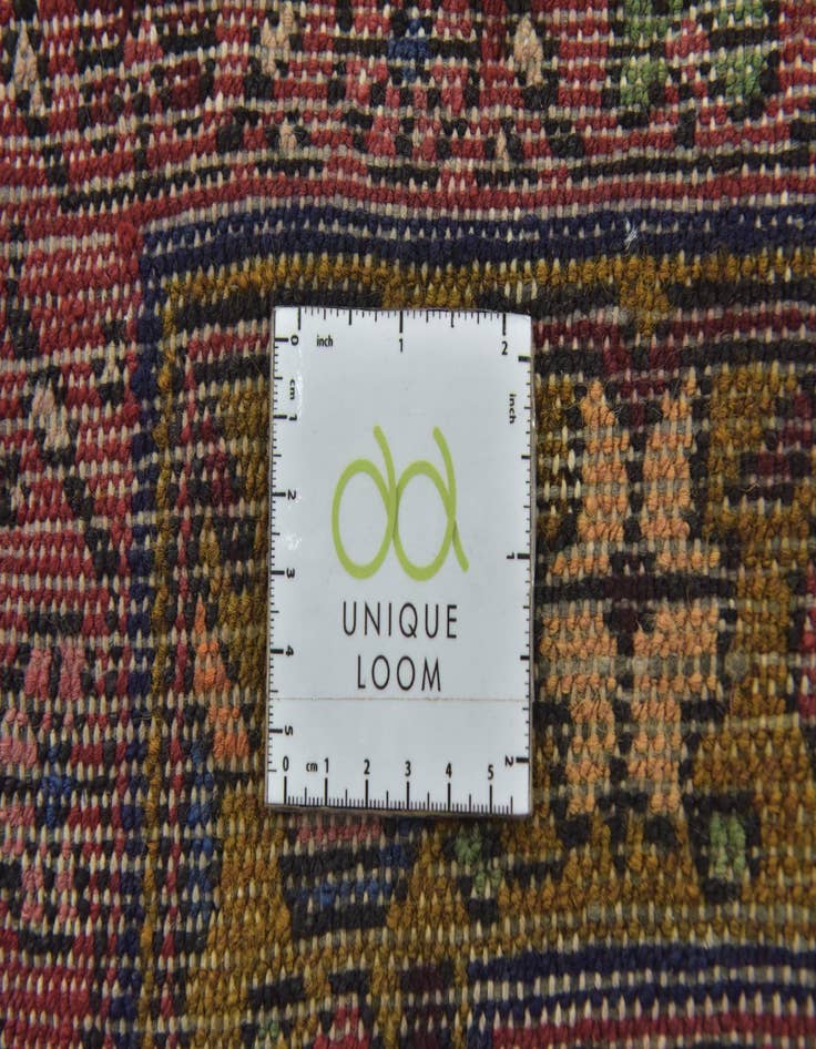 Detail image of 3' 5 x 9' 10 Hand Knotted Shahsavand Persian Wool Runner Rug