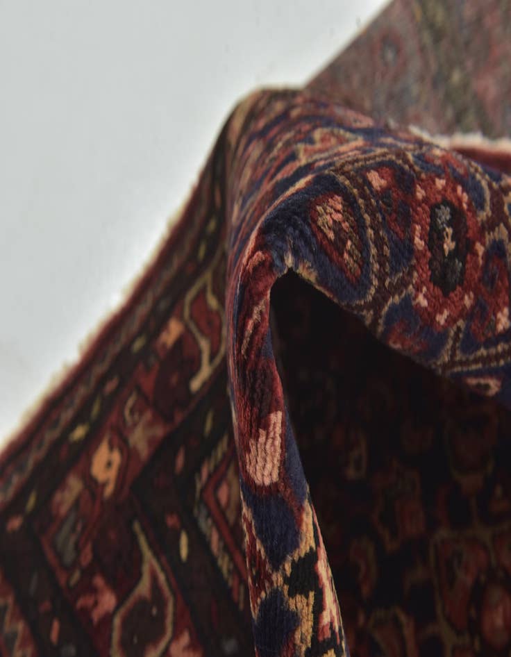 Detail image of  4' x 10' 10  Hand Knotted Shahsavand Persian Wool Runner Rug