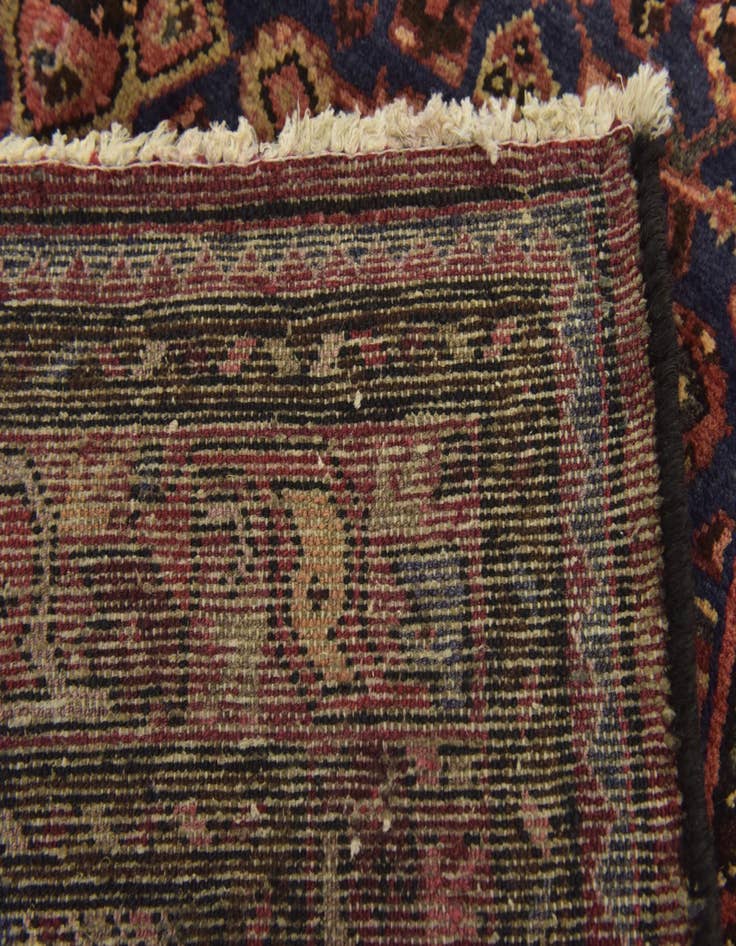 Detail image of  4' x 10' 10  Hand Knotted Shahsavand Persian Wool Runner Rug