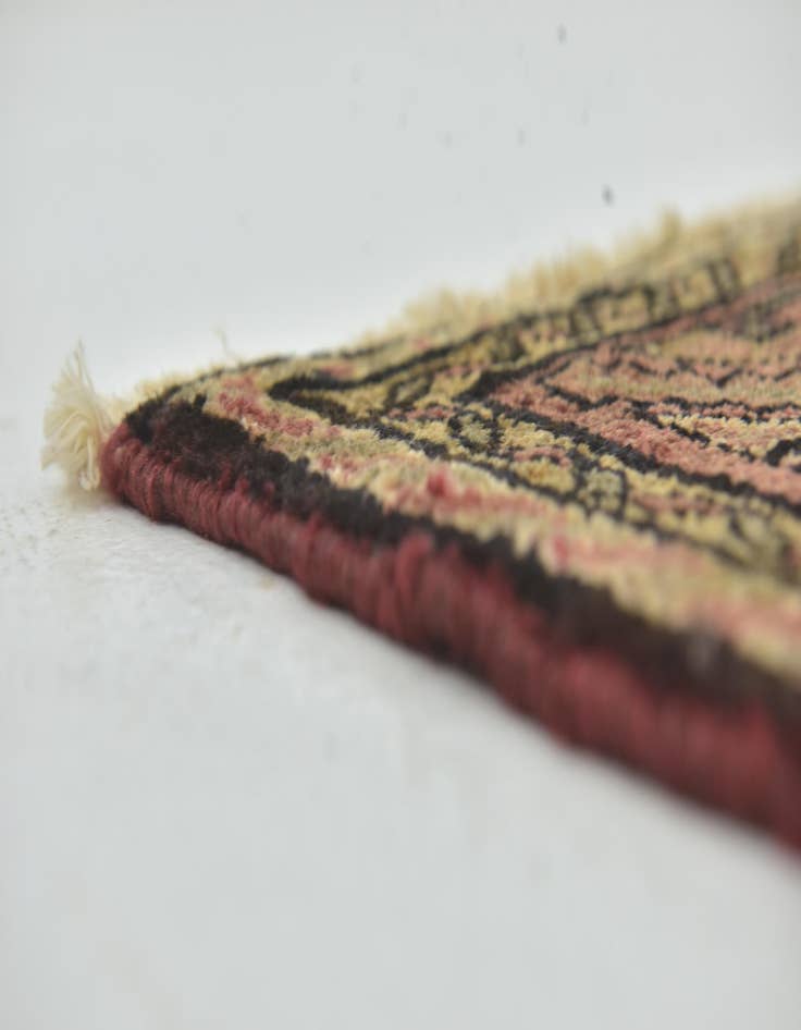 Detail image of 3' 8 x 10' 7 Hand Knotted Shahsavand Persian Wool Runner Rug