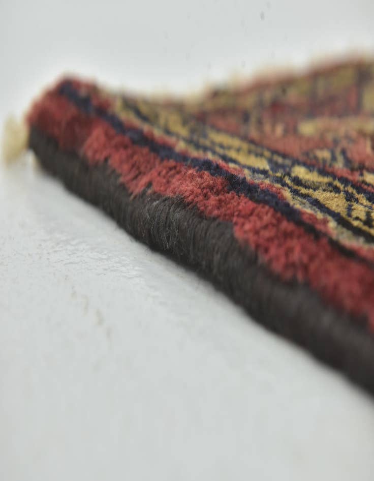 Detail image of  3' 10 x 10' 8  Hand Knotted Shahsavand Persian Wool Runner Rug