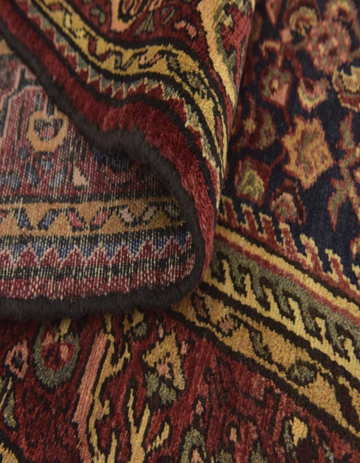Detail image of  3' 10 x 10' 8  Hand Knotted Shahsavand Persian Wool Runner Rug