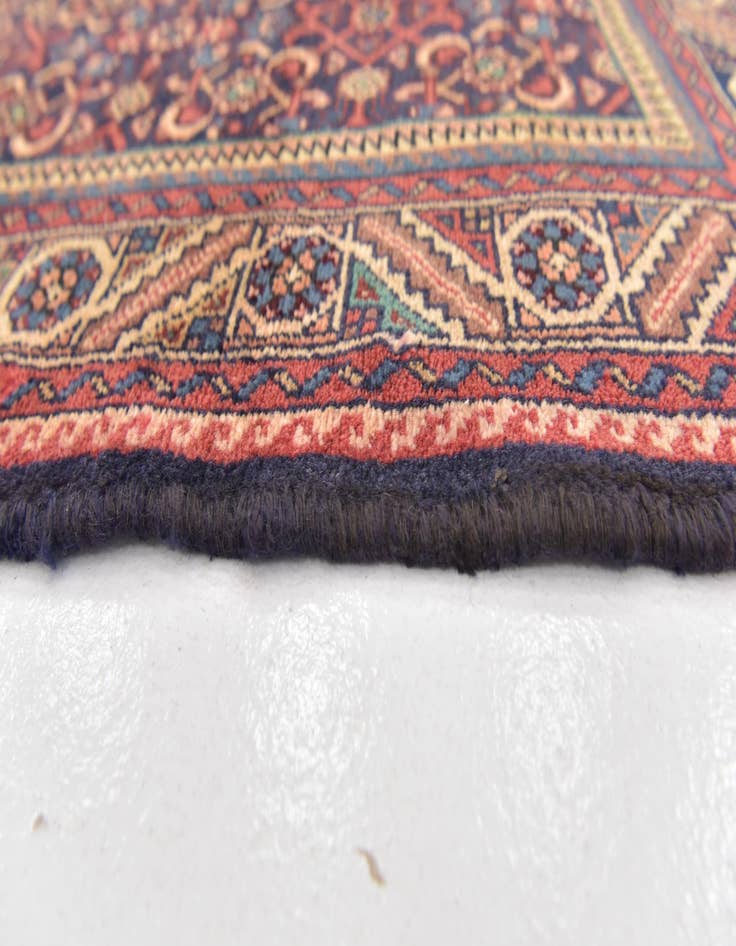 Detail image of 3' 6 x 10' 5 Hand Knotted Shahsavand Persian Wool Runner Rug