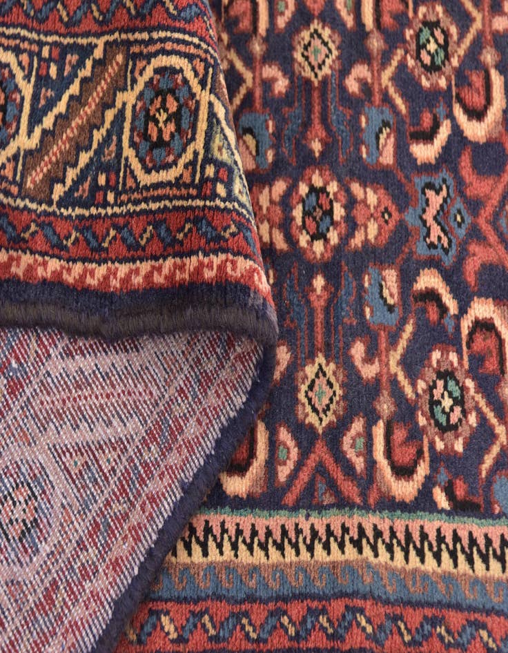 Detail image of 3' 6 x 10' 5 Hand Knotted Shahsavand Persian Wool Runner Rug