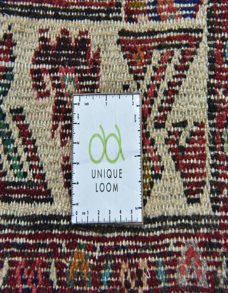 Detail image of 3' 4 x 9' 7 Hand Knotted Shahsavand Persian Wool Runner Rug