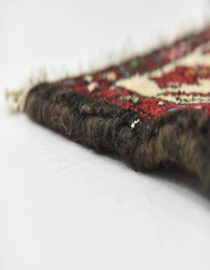 Detail image of 3' 4 x 9' 7 Hand Knotted Shahsavand Persian Wool Runner Rug