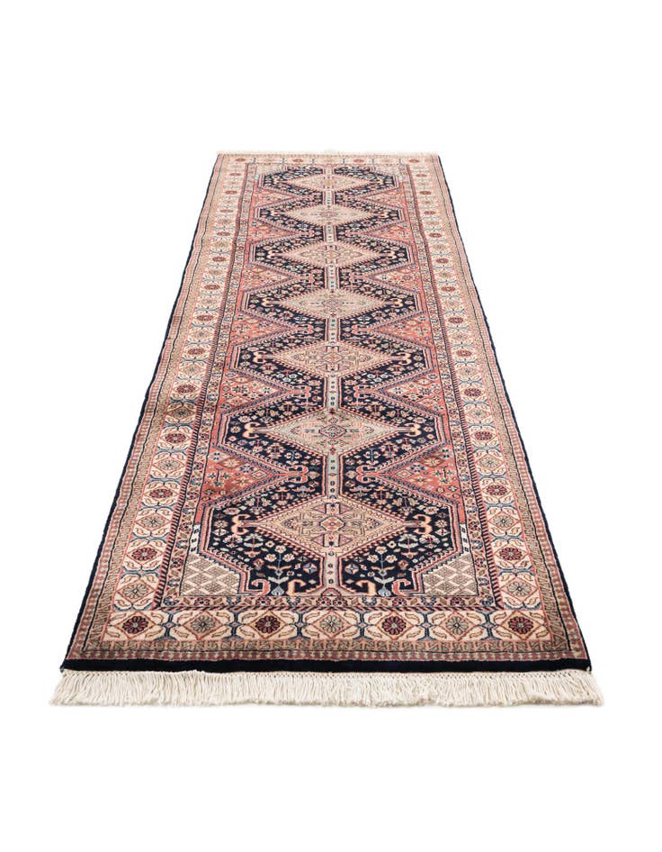 Detail image of  3' x 9' 9  Hand Knotted Shirvan Wool Runner Rug