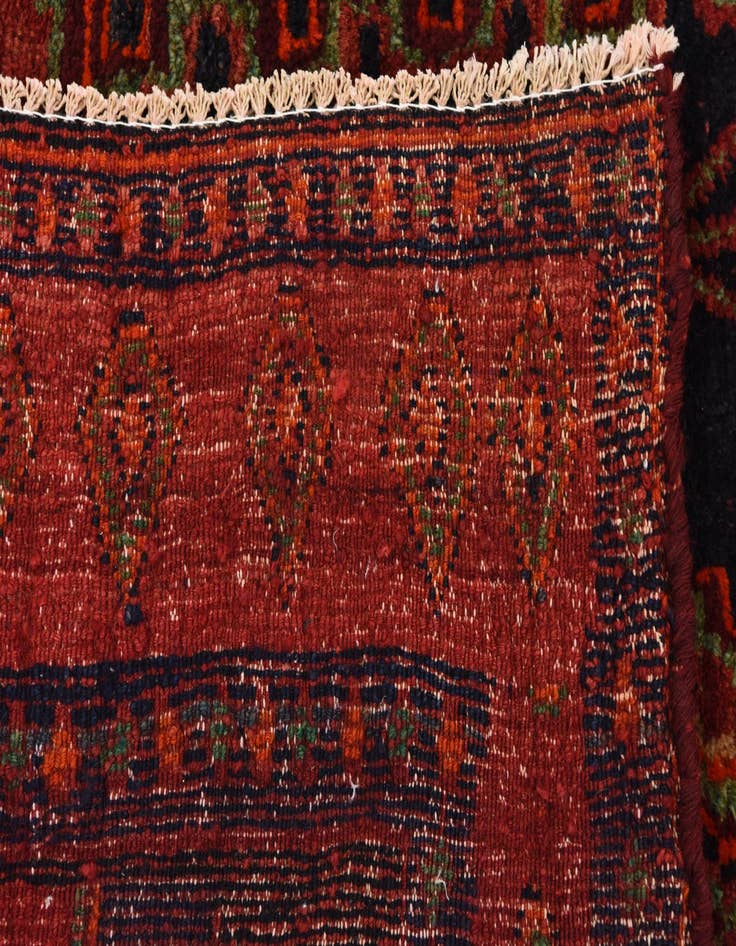 Detail image of  4' 5 x 9'  Hand Knotted Sirjan Persian Wool Runner Rug