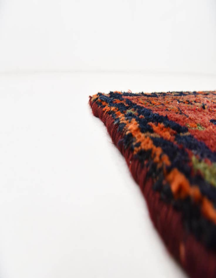 Detail image of  4' 5 x 9'  Hand Knotted Sirjan Persian Wool Runner Rug