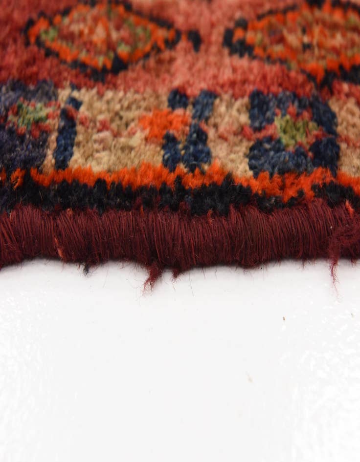 Detail image of  4' 5 x 9'  Hand Knotted Sirjan Persian Wool Runner Rug