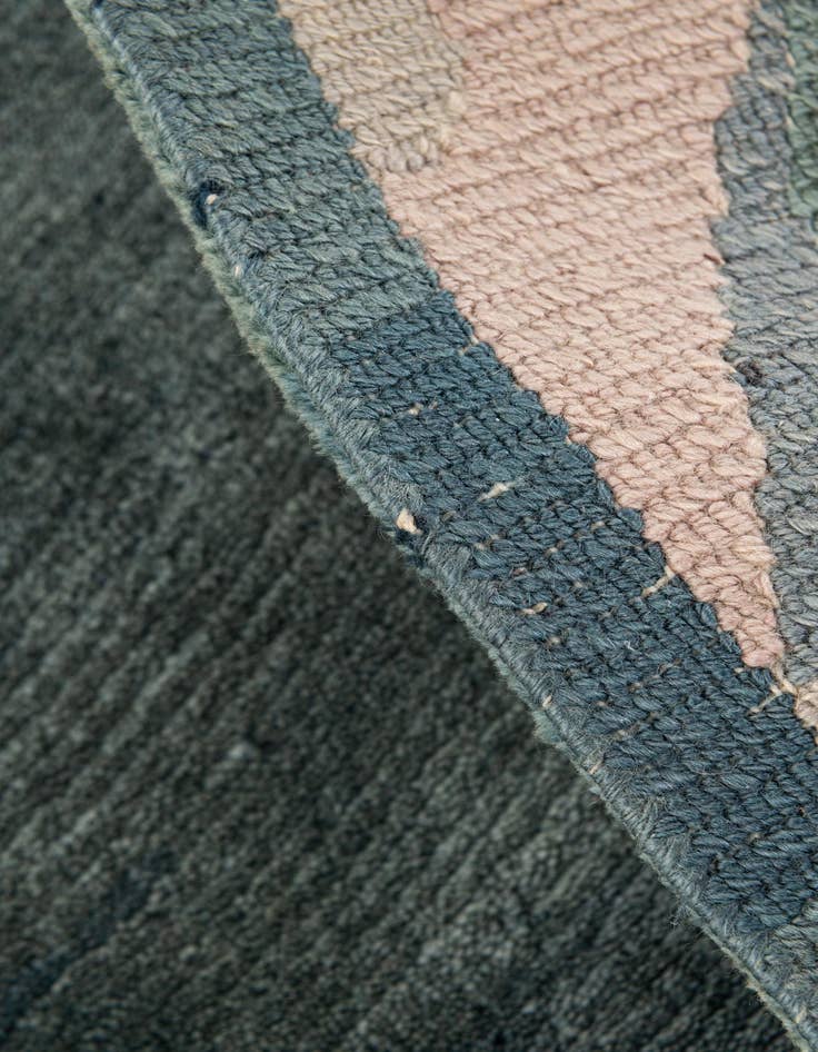 Detail image of  2' 6 x 8'  Hand Knotted Tibet Wool Runner Rug