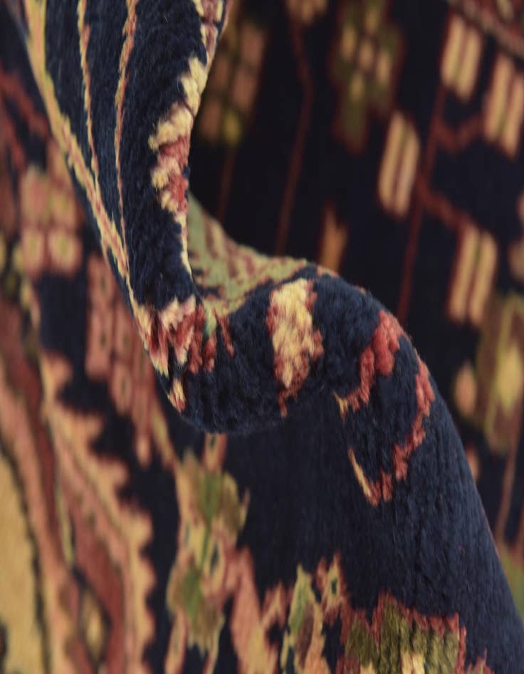 Detail image of 3' 7 x 9' 9 Hand Knotted Tuiserkan Persian Wool Runner Rug