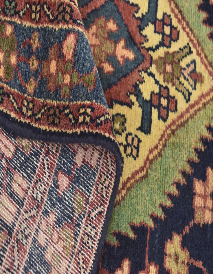 Detail image of 3' 7 x 9' 9 Hand Knotted Tuiserkan Persian Wool Runner Rug
