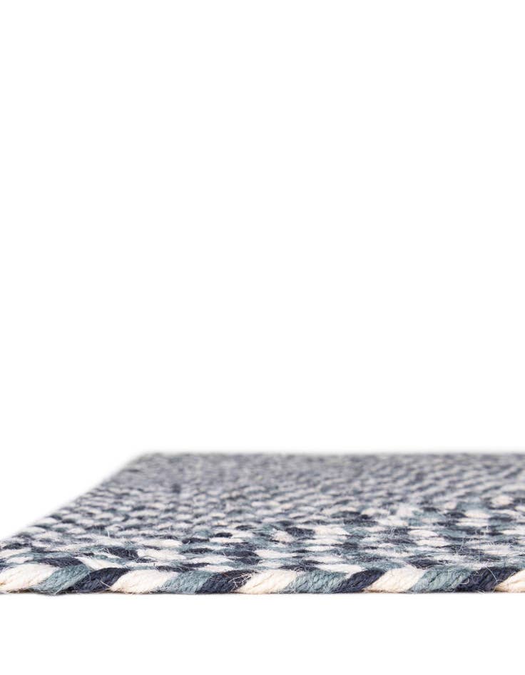 Detail image of  2' x 6' 1  Hand Tweed Braided Jute Runner Rug