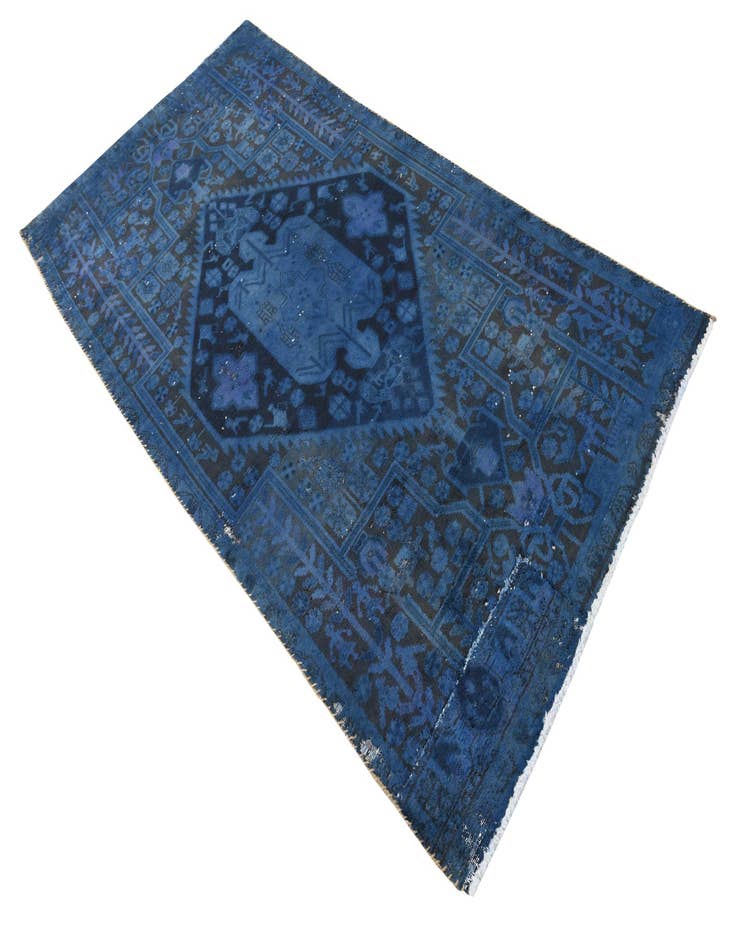 Detail image of  4' x 8' 2  Hand Knotted Ultra Vintage Persian Wool Runner Rug