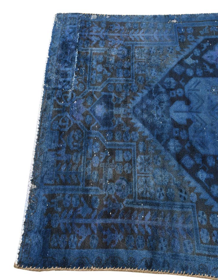 Detail image of  4' x 8' 2  Hand Knotted Ultra Vintage Persian Wool Runner Rug