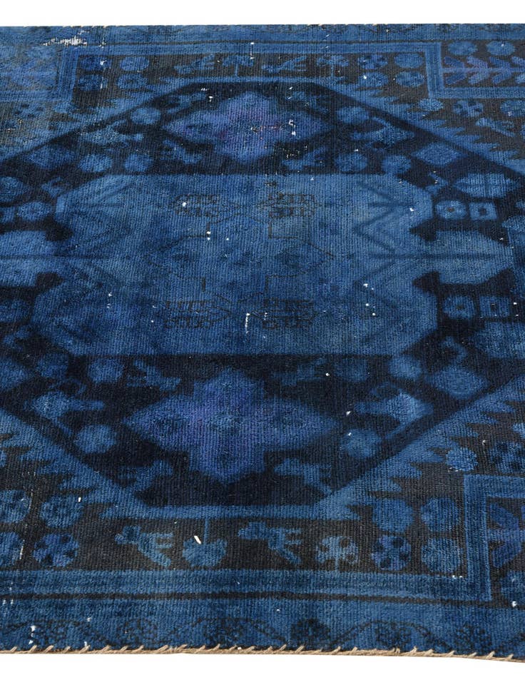 Detail image of  4' x 8' 2  Hand Knotted Ultra Vintage Persian Wool Runner Rug