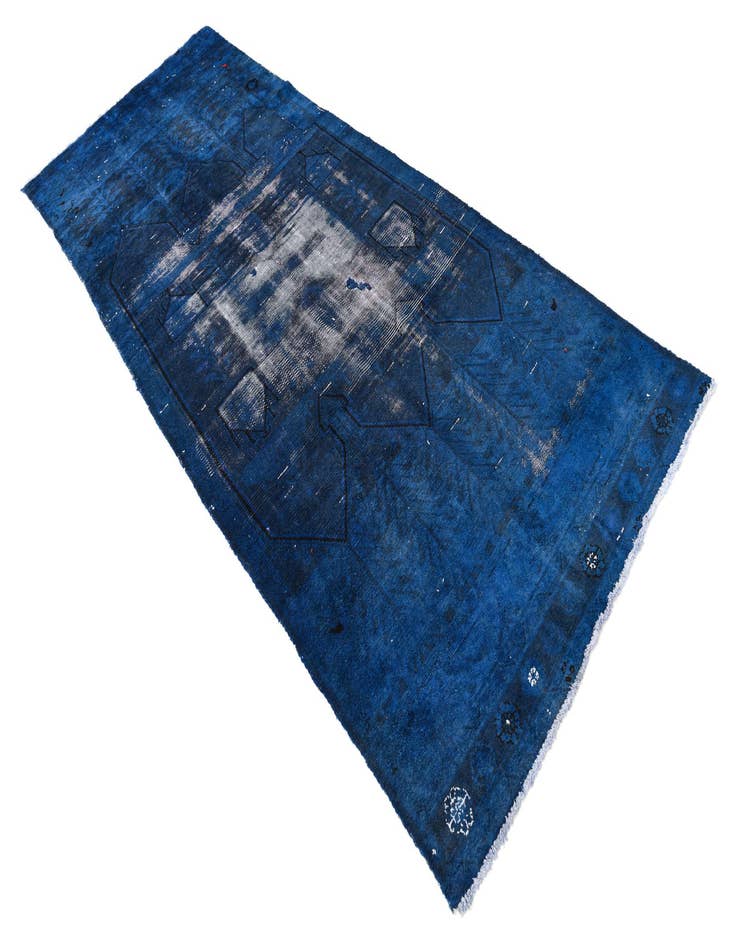 Detail image of  4' x 9' 10  Hand Knotted Ultra Vintage Persian Wool Runner Rug