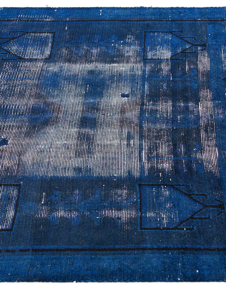 Detail image of  4' x 9' 10  Hand Knotted Ultra Vintage Persian Wool Runner Rug