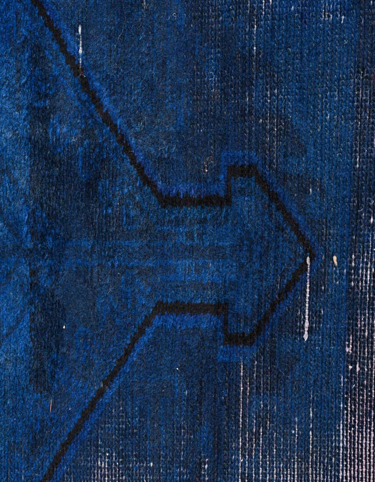 Detail image of  4' x 9' 10  Hand Knotted Ultra Vintage Persian Wool Runner Rug