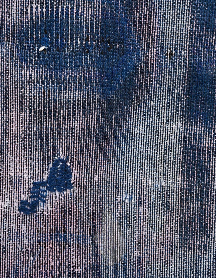 Detail image of  4' x 9' 10  Hand Knotted Ultra Vintage Persian Wool Runner Rug