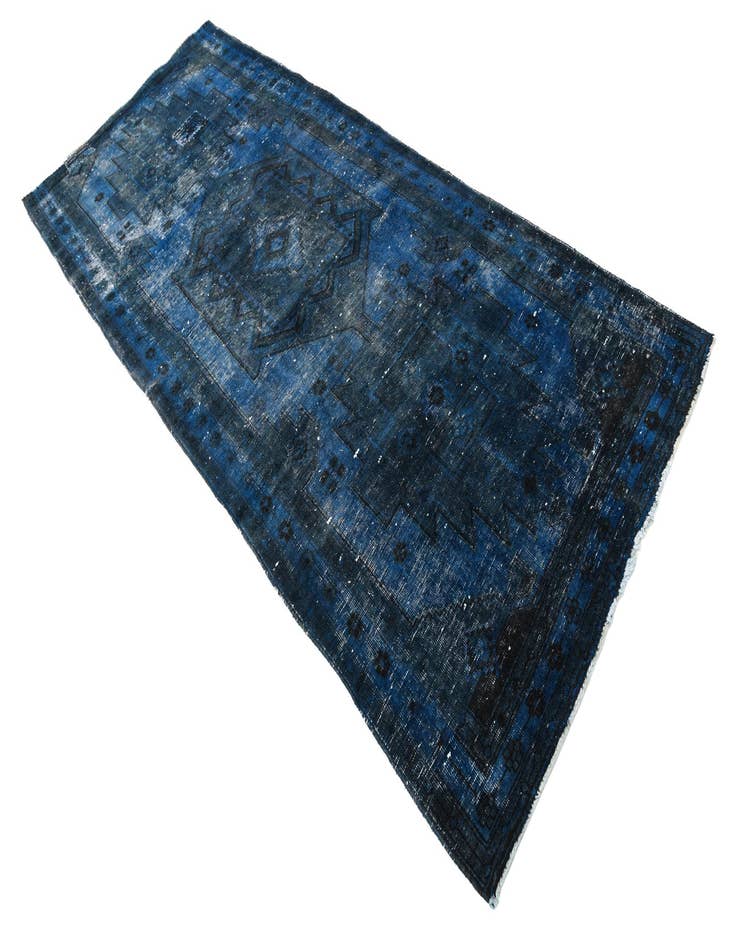 Detail image of  4' 3 x 10' 2  Hand Knotted Ultra Vintage Persian Wool Runner Rug