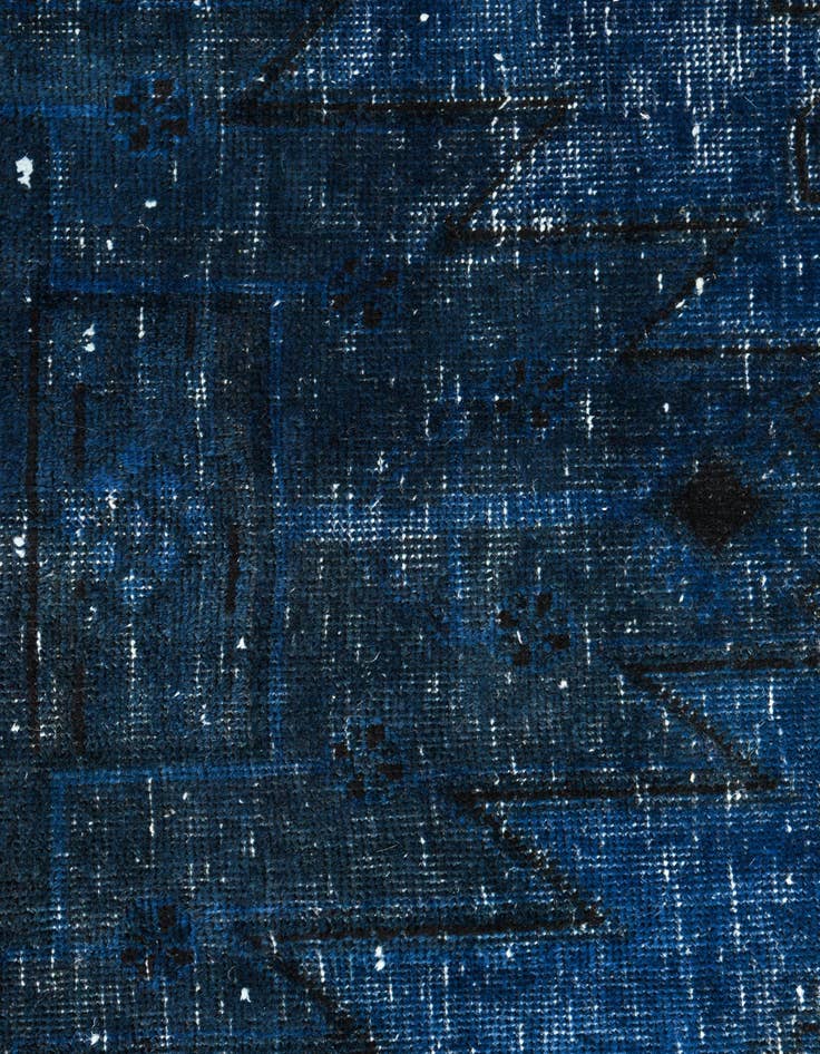 Detail image of  4' 3 x 10' 2  Hand Knotted Ultra Vintage Persian Wool Runner Rug