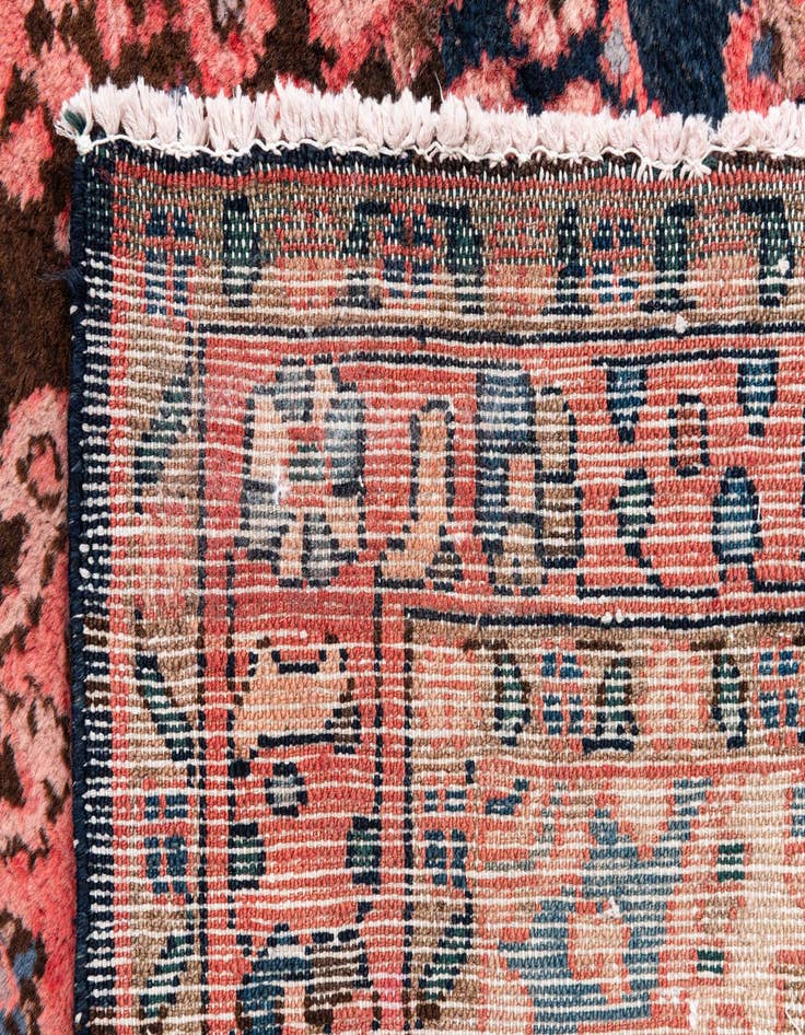 Detail image of  4' 1 x 9' 3  Hand Knotted Ultra Vintage Persian Wool Runner Rug