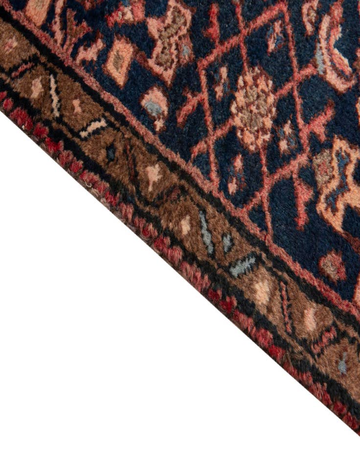 Detail image of  4' x 10'  Hand Knotted Ultra Vintage Persian Wool Runner Rug