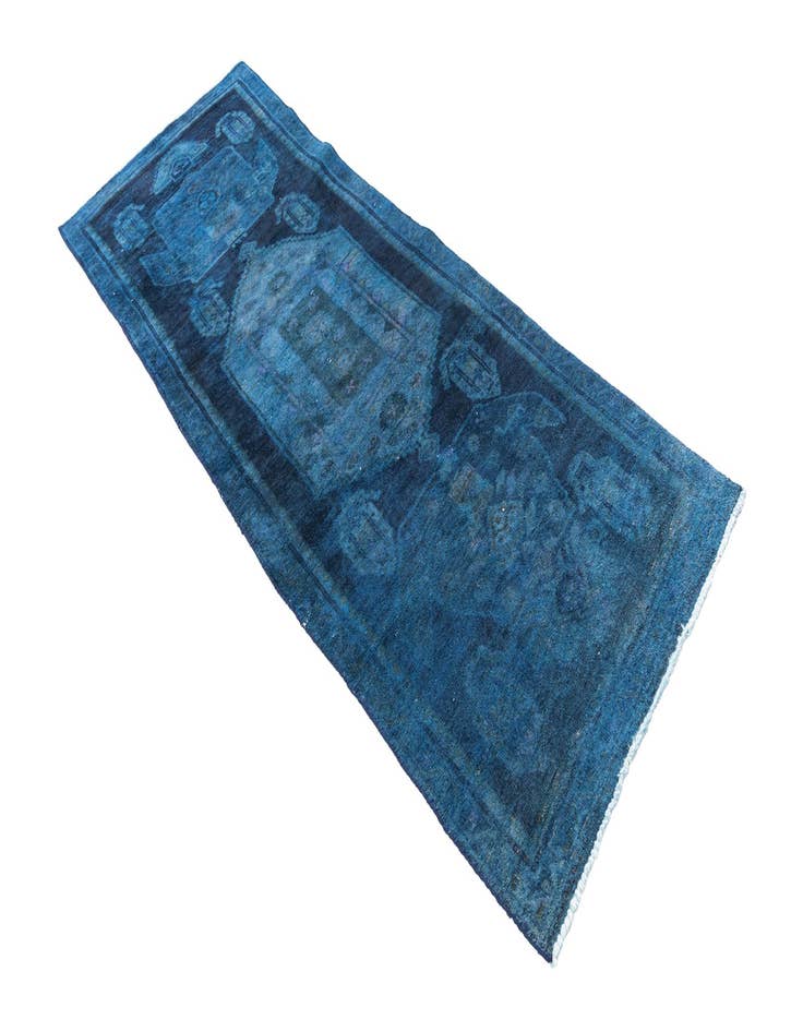 Detail image of  2' 10 x 7' 9  Hand Knotted Ultra Vintage Persian Wool Runner Rug