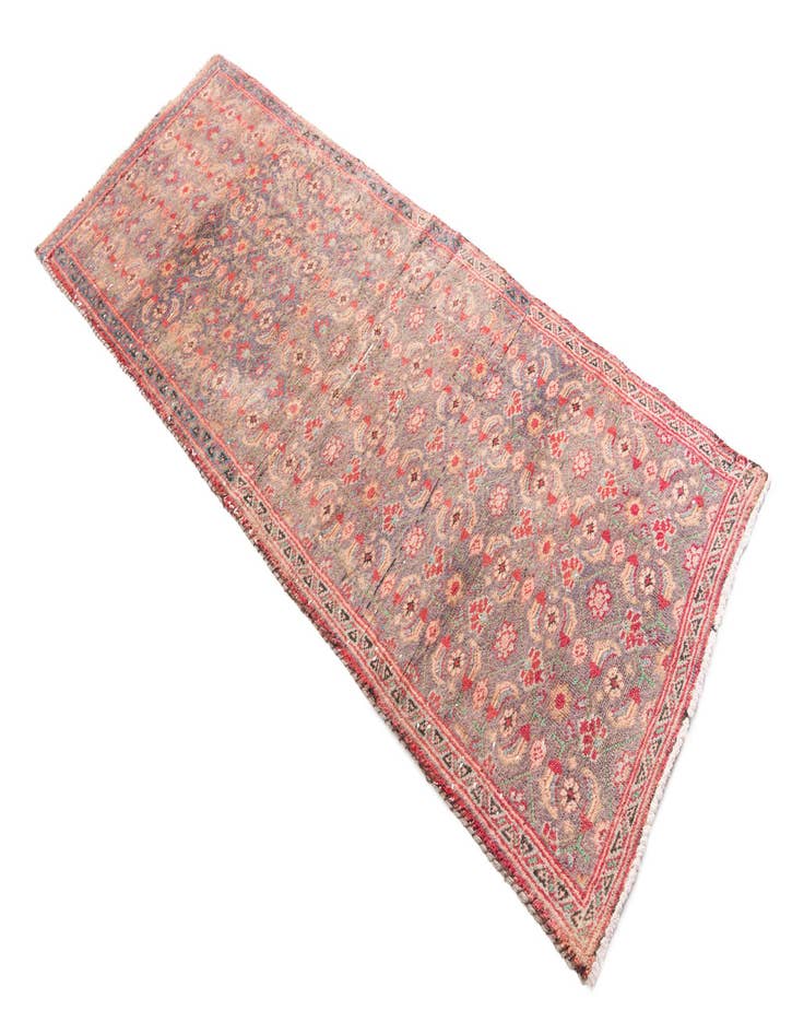 Detail image of  2' 8 x 6' 7  Hand Knotted Ultra Vintage Persian Wool Runner Rug