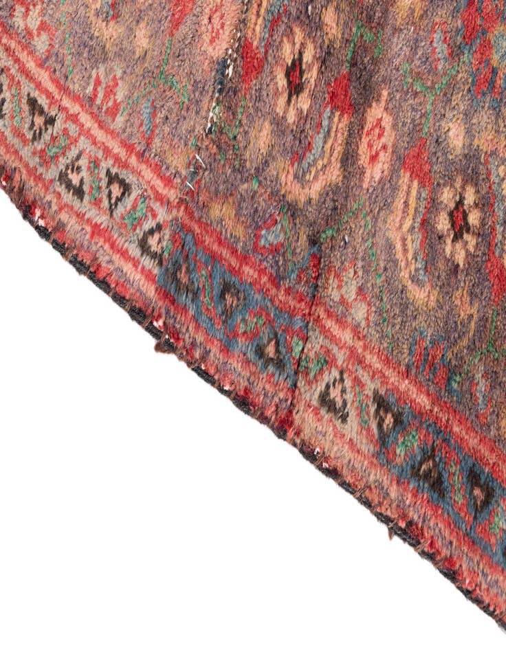Detail image of  2' 8 x 6' 7  Hand Knotted Ultra Vintage Persian Wool Runner Rug