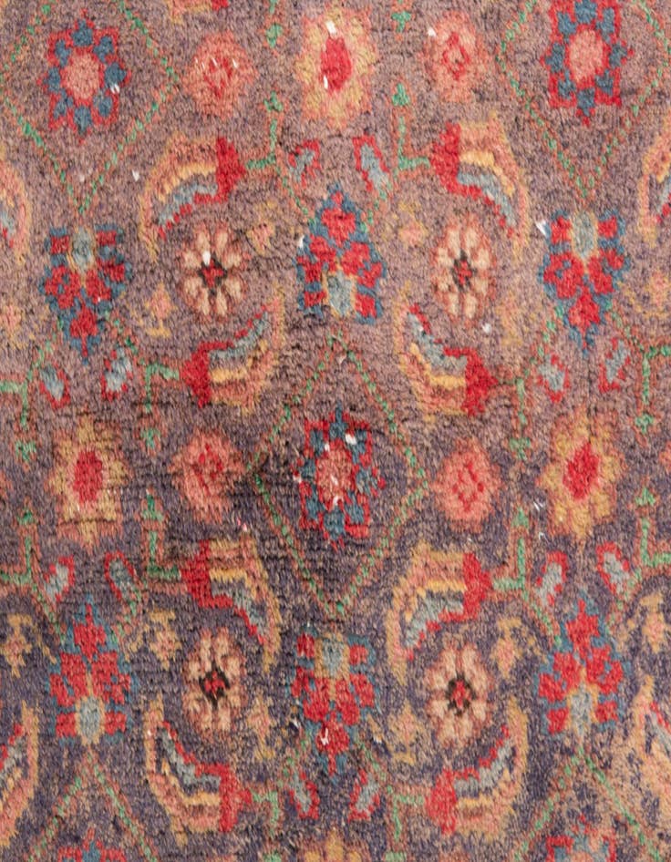 Detail image of  2' 8 x 6' 7  Hand Knotted Ultra Vintage Persian Wool Runner Rug