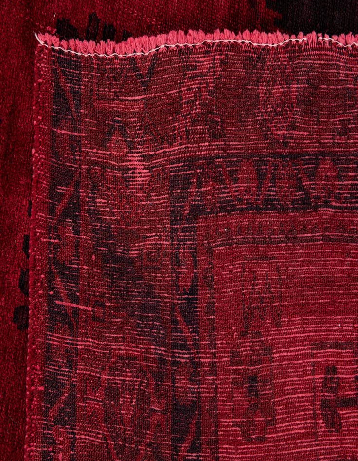 Detail image of  5' 5 x 10' 8  Hand Knotted Ultra Vintage Persian Wool Runner Rug