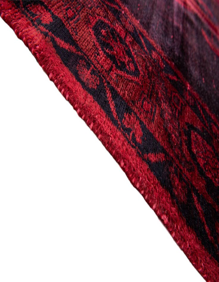 Detail image of  5' 5 x 10' 8  Hand Knotted Ultra Vintage Persian Wool Runner Rug