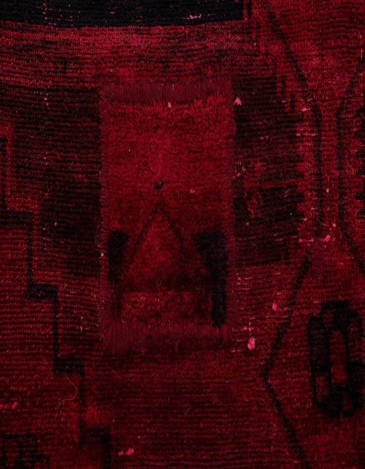 Detail image of  5' 5 x 10' 8  Hand Knotted Ultra Vintage Persian Wool Runner Rug