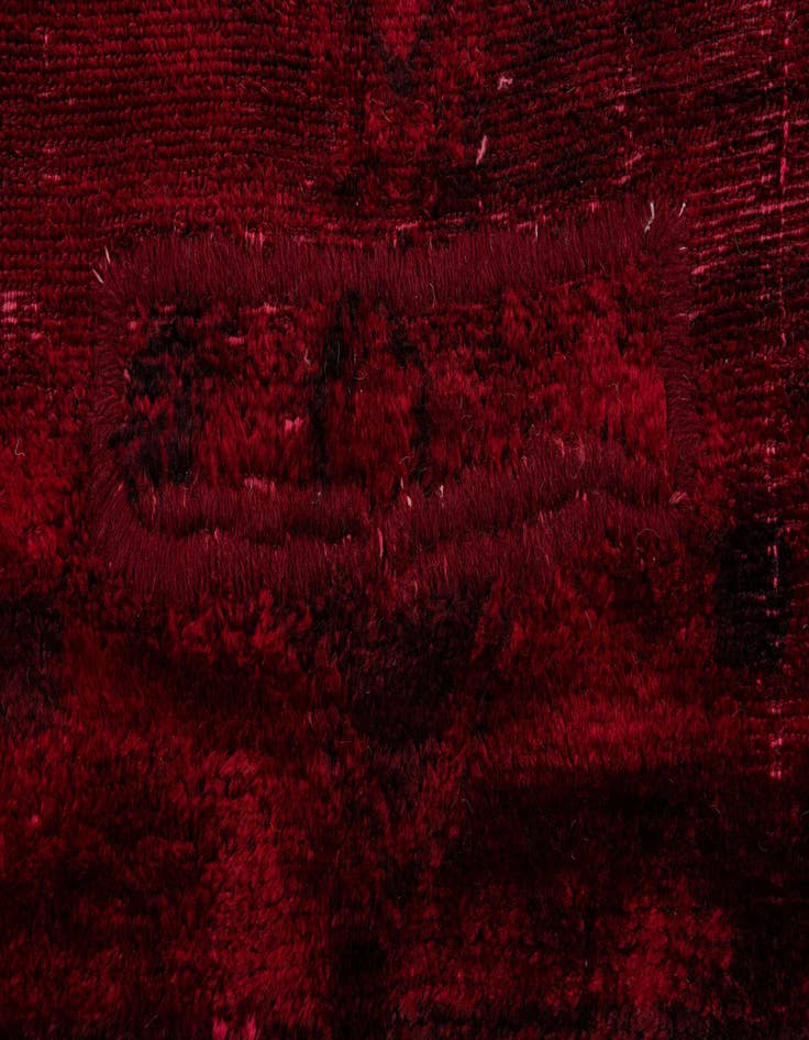 Detail image of  5' 5 x 10' 8  Hand Knotted Ultra Vintage Persian Wool Runner Rug