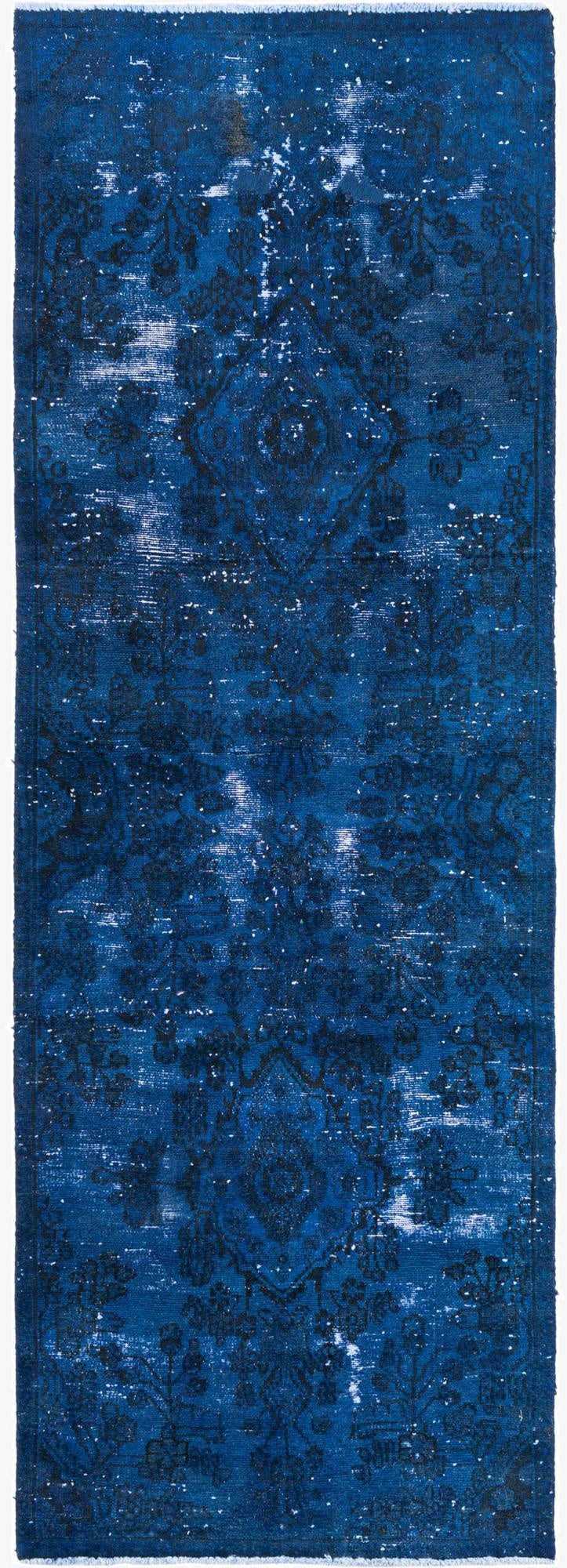  3' 1 x 8' 9  Hand Knotted Ultra Vintage Persian Wool Runner Rug