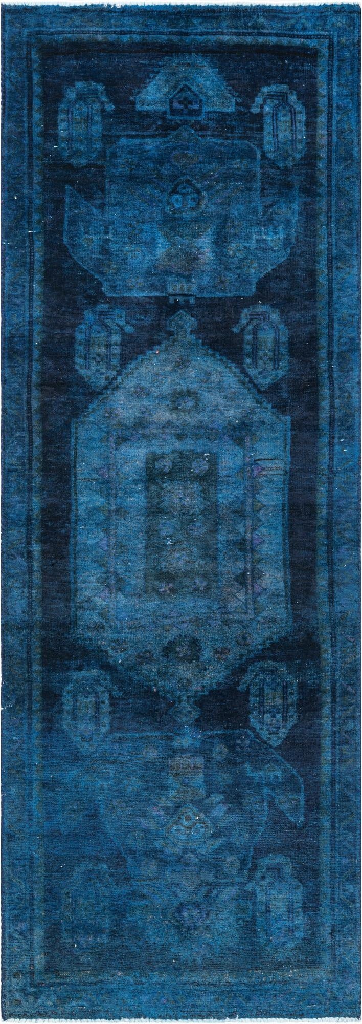  2' 10 x 7' 9  Hand Knotted Ultra Vintage Persian Wool Runner Rug