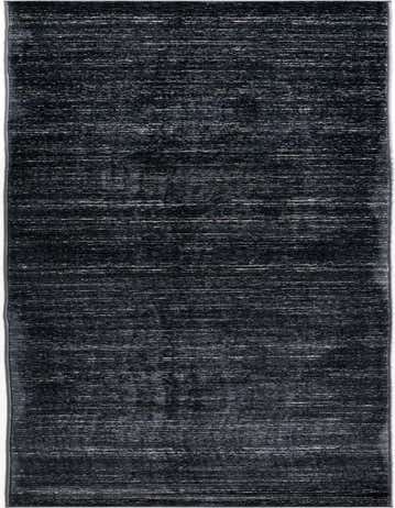 A 14 ft runner rug in varying shades of navy blue, featuring a textured, modern, and transitional solid pattern.