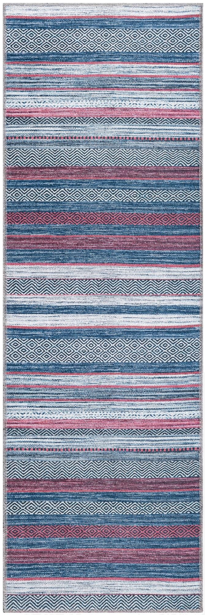 2' x 6'  Washable Yara Runner Rug